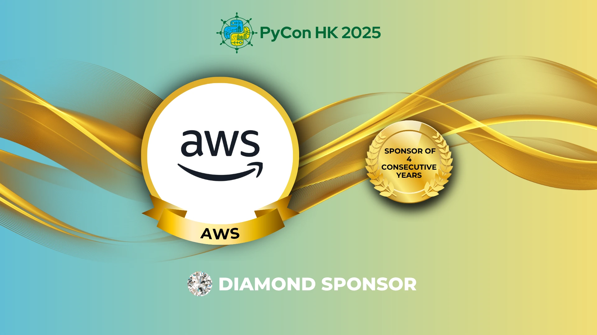 Supercharging PyCon HK 2025: Welcoming Amazon Web Services (AWS) as our Diamond Sponsor!